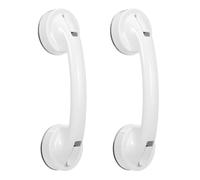 HORIALENCE 2 maniglie a ventosa per porte in vetro e scorrevoli, facili da applicare e rimuovere, maniglia di sicurezza senza adesivo per bagno, finestra, frigorifero