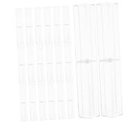 HORIALENCE 20pezzi Scatola Trasparente Per Penne Quadrata Da Organizer Per Penne in Plastica Ad Alta Trasparenza Per Gomme Puntine Da Disegno Per Casa Ufficio e Materiale Scolastico