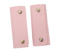 HORIALENCE 2pezzi Cinghie Valigia in Pu Leather, Copri Maniglia Borsa Rosa per Maniglie di Valigia e Handbag, Accessori per Borsa per Decorazione e Sostituzione, per DIY
