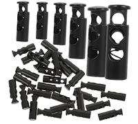 HORIALENCE 30 Pezzi Fermacorda Metallo con Chiusura Molla per Abbigliamento e Accessori Fai da Te Facile da Installare e Colore Resistente e Sicuro per Corda e Cinghie