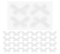 HORIALENCE 40 paia di adesivi per orecchie da elfo - Nastro adesivo in silicone per la modifica della forma delle orecchie - Patch correttive per il supporto e la modellatura delle per cosplay e