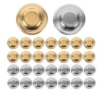 HORIALENCE 40 pezzi di targhette magnetiche rotonde per - Chiusure magnetiche adesive per badge - Spille - Porta badge per l'identificazione del personale e dei dipendenti