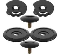 HORIALENCE Base Meccanismo Casco Moto 6 Pezzi Set Ricambio Visiera Accessorio Compatibile Diversi Modelli Casco da Motociclista senza Attrezzi