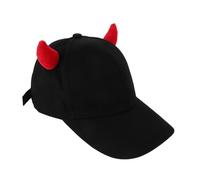 HORIALENCE Cappello Baseball con Diavolo per e Accessorio Unisex per Halloween e attività all Aperto Cappello Hip Hop e Poliestere Protezione e Comfort e