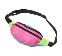 HORIALENCE Marsupio Neon: marsupio colorato e regolabile con 2 tasche, ideale per uomo e donna, per allenamento, viaggi, corsa, attività all'aperto, rave e feste anni '80 e '90.