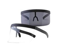 HORIALENCE Occhiali Sole Protettivi Trasparenti Unisex Ultra Leggeri e Antivento con Filtro UV per Outdoor