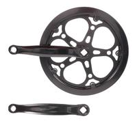 HORIALENCE Piatto Catena Bici Monomarcia 52t 170mm Set 1 Ferro Nero