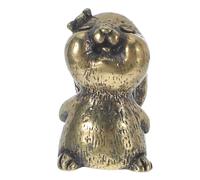 HORIALENCE Pomelli per mobili: Pomello per porta a forma di coniglio in ottone per camera da letto, comò, armadio - Simpatica maniglia per mobili a forma di coniglietto