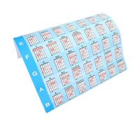 HORIALENCE Poster degli di Chitarra la Pratica Pvc Facile da Pulire, per Chitarristi Principianti e Interno