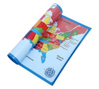 HORIALENCE Poster Mappa Usa per Resistente All Usura Educativo per La Casa e La Classe Stimola Apprendimento nella Prima per e Stanze Prescolari