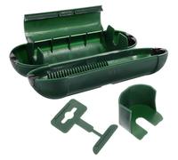 HORIALENCE Scatola Protettiva per Prolunga Elettrica da Esterno Custodia in Resistente all Acqua Copertura Sicura per Cavi e Connessioni Domestiche Protezione Multipla Contro Colore Casuale