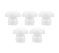 HORIALENCE Set 5 Pezzi Modelli di Schiuma a Forma di Funghi Chiari per Pittura e Creazione di Oggetti Decorativi, Facili da Colorare e Incollare per e Adulti