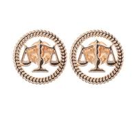 HORIALENCE Spilla da Bavero Accessorio Elegante in Lega Oro Scala della Giustizia 2 Pezzi per Professionisti del Diritto e Giudici per Abbigliamento Formale in Ufficio