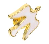 HORIALENCE spilla spillo colomba Spille per le donne spille commemorative per funerali perni commemorativi forma memoriale regali di colomba della pace perno placcato oro Lega di zinco bianca