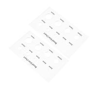 HORIALENCE Strumento di Misurazione per Gioielli in Acrilico, Righello per Guida Dimensioni Perline da 2 a 18 Mm, Mini Strumento Portatile per Misurare Pietre Preziose e Strass, per