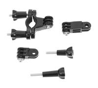 HORIALENCE Supporto Staffa di Montaggio da Bici e Moto per Action Camera in Abs Leggera e Stabile, Compatibile con Gopro, per Manubrio e Palo, per Sport Motoristici e Ciclismo