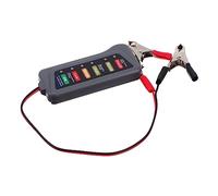 HORIALENCE Tester Batteria per Auto e Misuratore Carica Alternatore con Display Digitale LED Facile da Usare e Sicuro per Stato Batteria e Alternatore