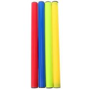 HORIALENCE Testimone da Staffetta in Plastica 4 Pezzi, Accessori Corsa per Gare, Bastone Staffetta e Resistente per Uso Sportivo Colore Casuale