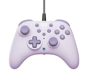 HORIPAD Turbo Lavanda Gamepad con filo per Nintendo Switch 2 / Switch / Switch OLED