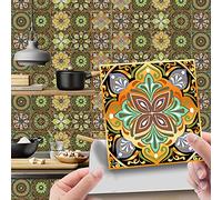 HORIWE Adesivi per Piastrelle 20pc Backsplash PVC Impermeabile a Prova di Olio Autoadesivi Fai da Te Cucina Bagno Nuovi Adesivi Murali Home Decor