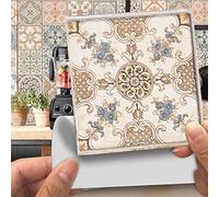 HORIWE Piastrelle Marocco 20 Pezzi Autoadesivo Carta Da Parati Piastrelle Impermeabile per Cucina,Bagno,Armadio,Mobili,Tavolo...