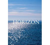 Horizon: Coastal Decorative Book | Modern Beach House Accent for Coffee Tables and Shelves
