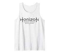 Horizon Zero Dawn Logo Cybernetic Dark Font Lettering Canotta