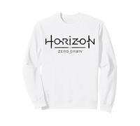 Horizon Zero Dawn Logo Cybernetic Dark Font Lettering Felpa