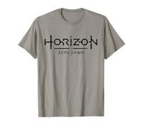 Horizon Zero Dawn Logo Cybernetic Dark Font Lettering Maglietta