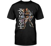 Horizon_Zero_Dawn_T_Shirt_Gift_for_Men_Top_Men_s_Cotton_T-Shirts Black L