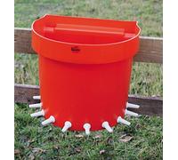 Horizont 38120070 - Pattumiera con 10 tettarelle LMB, 20 litri, colore: Rosso