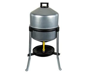 horizont abbeveratoio per pollame 21l automatico, in acciaio galvanizzato, ideale abbeveratoio per pollame, distributore d'acqua per polli