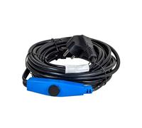 horizont Cavo di riscaldamento antigelo con termostato, ideale per il tubo dell'acqua o le piante, traccia di riscaldamento impermeabile, radiatore elettrico, cavo di riscaldamento per palme (2 m)