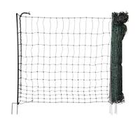 horizont easyLine - Recinzione mobile per cani, campeggio, 25 m di lunghezza, 105 cm di altezza, con pali in PVC e doppie punte, per cani, giardino, cortile e campeggio