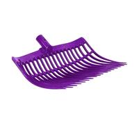 horizont Forca Svedese Orizzontale Viola, Realizzata in plastica Robusta, Larga 40 cm, 18 Punte, forcone per Cavalli, Fattoria e stalla, forchetta per Letame Senza Manico, forcone, Bollengabel