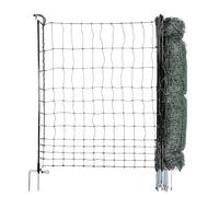 horizont Recinzione per cani senza corrente strongLine, recinzione mobile per cani e piccoli animali, lunghezza 25 m, altezza 120 cm, con 9 pile in fibra di vetro, ideale per giardino e campeggio