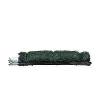 horizont strongLine Chicken Fence 50m di lunghezza, 110cm di altezza, 15 pali in fibra di vetro con doppia punta, Recinzione per pollame senza elettricità, recinzione mobile, pollaio, rete per pollame