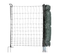 horizont strongLine Dog Fence Camping 50 m alta 110 cm, verde, recinzione mobile per cani con 15 pali in vetroresina e doppio chiodo, recinzione mobile plug-in per cani, per giardinaggio