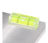 Horizontal Bubble Level - Portable Bubble Spirit Level Gradienter, Square Water Levels Vial, Levelling Alignment Gauge | Block Gradient Measuring Tool For Bricklaying Carpentry Plumbing Home D
