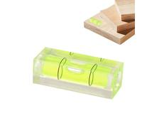 Horizontal Bubble Level - Portable Bubble Spirit Level Gradienter, Square Water Levels Vial, Levelling Alignment Gauge | Block Gradient Measuring Tool For Bricklaying Carpentry Plumbing Home D