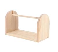 Horizontal Ribbon Holder - Wooden Thread Organizer, Craft Yarn Storage with Easy Dispensing Design, Crochet Holder for Hobbyists, Artists, Crafters in Workshop, Home, Craft Room, Apartment Decor