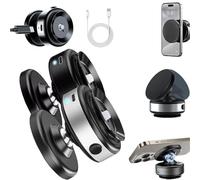 Horizum Suction Phone Tripod, 360°Suction Phone Tripod,180° Foldable Vacuum Suction Magnetic Phones Mount, Electric Vacuum Adjustable Magnetic Suctions Cup Phones Mount (Mix)
