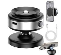 Horizum Suction Phone Tripod, 360°Suction Phone Tripod, Electric Vacuum Adjustable Magnetic Suctions Cup Phones Mount, Adjustable Magnetic Suction Cup Phone Holder (Silver)