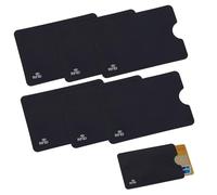 Horktrust 6 pezzi Porta carte antifurto anti-rfid. Porta carta bancaria anti-hacking, portafoglio completamente protetto, carta di debito, protezione passaporto