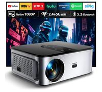 HORLAT T03N Proiettore LED Android 4K da 35000 lumen Full HD 1080P Video 8K Home Theater Auto Keystone 5G WiFi Proyector portatile