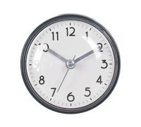 Horloge Murale Étanche À Ventouse - Petit Cadran Quartz Pour Salle De Bain Douche, Style Minimal Et Moderne | Parfaite Pour Cuisine, Bureau, Chambre Espaces Restreints, Montage Rapide Sans Outils, Rés