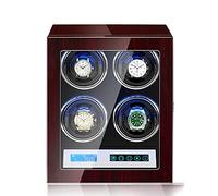 Horloge Winder Box Con Display LCD E Telecomando, Pulsante Di Blocco Per Lo Sblocco, Illuminazione A LED La Rotazione Si Ferma Quando Si Apre Il Coperchio Scatola Per Orologi Di Lusso ( Size : 12+0 )