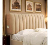 HORLSKI Fodera Per Testiera Del Letto in Velluto Con Imbottitura Elastica Per Decorazione Camera Disponibile in Misure Singolo Matrimoniale King Size Queen Size Di Alta Classe,E,190cm