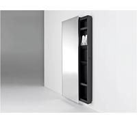 Horm Specchio con contenitore Backstage art. RS096Z/RS192Z con struttura in ferro da 65 cm e h. 96/192 cm