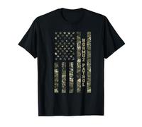 Hormuz Patrol American Flag Camouflage USA Distressed Maglietta